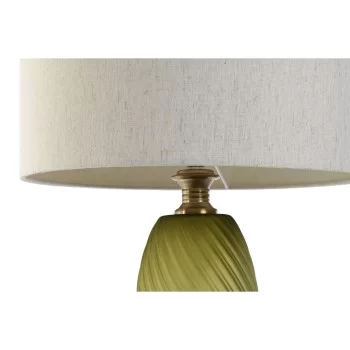 Desk lamp Home ESPRIT Green Beige Golden Crystal 50 W 220... 2