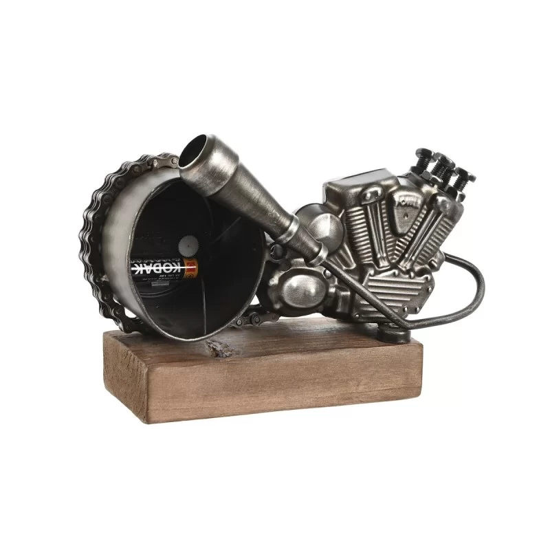 Table clock Home ESPRIT Brown Silver Metal...