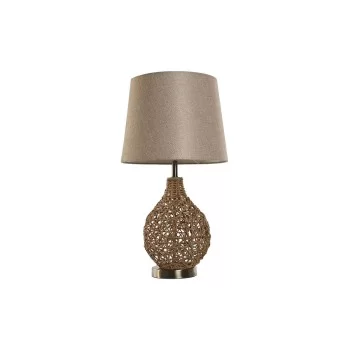 Desk lamp Home ESPRIT Brown Beige Golden Natural 50 W 220...