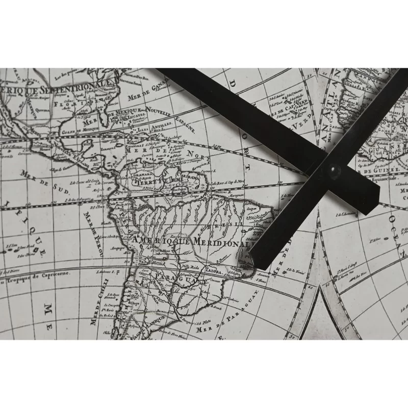 Wall Clock Home ESPRIT White Black Metal MDF...