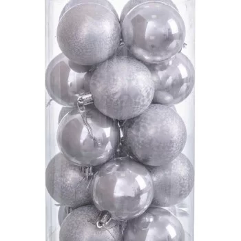 Christmas Baubles Copper Plastic 6 x 6 x 6 cm (20 Units) 2