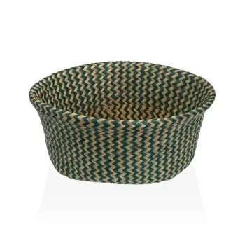 Decorative basket Versa Green Marine algae Ø 28 cm 2