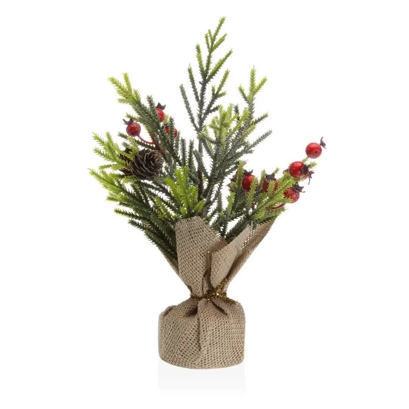 Decorative Plant Versa Linen Metal Plastic Cement 13 x 32 x 13 cm