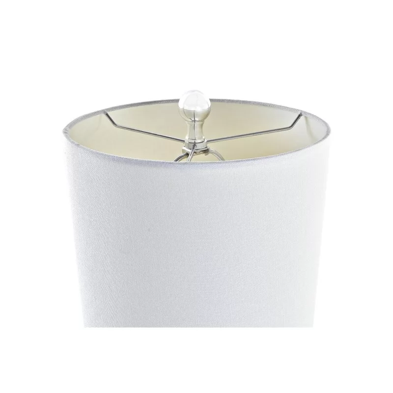 Desk lamp DKD Home Decor Crystal Silver Metal...