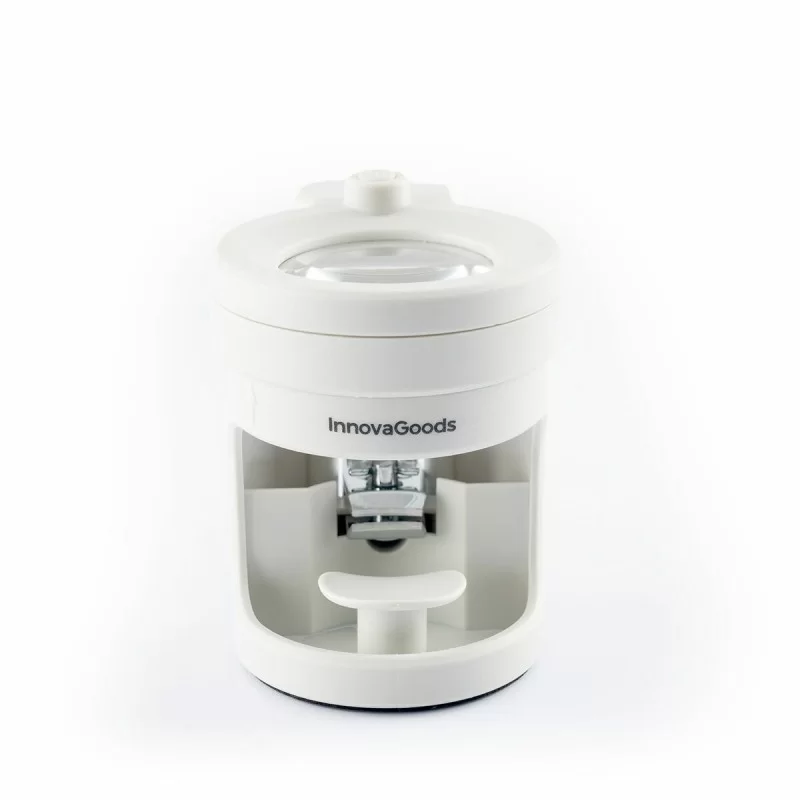 Nail Clippers with LED Light, Magnifying Glass...