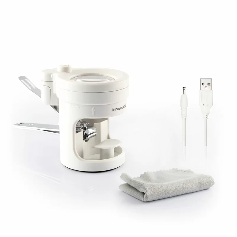 Nail Clippers with LED Light, Magnifying Glass...