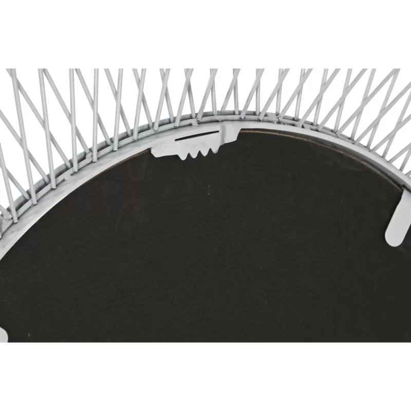 Wall mirror Home ESPRIT White Metal Mirror...