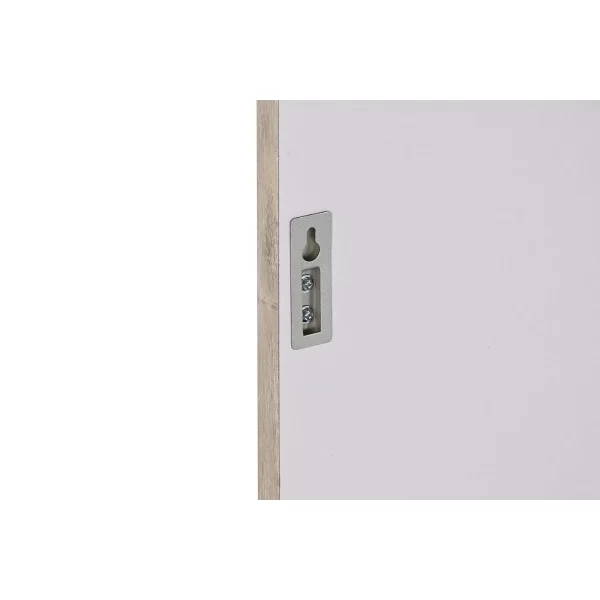 Wall mirror Home ESPRIT White Brown Beige Grey Cream Crystal polystyrene 66 x 2 x 92 cm (4 Units)