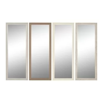 Wall mirror Home ESPRIT White Brown Beige Grey Crystal...