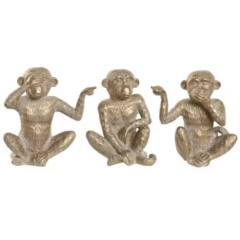 Decorative Figure Home ESPRIT Golden Monkey Tropical 14 x...