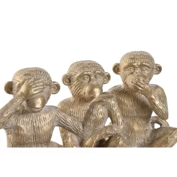 Decorative Figure Home ESPRIT Golden Monkey Tropical 14 x... 2