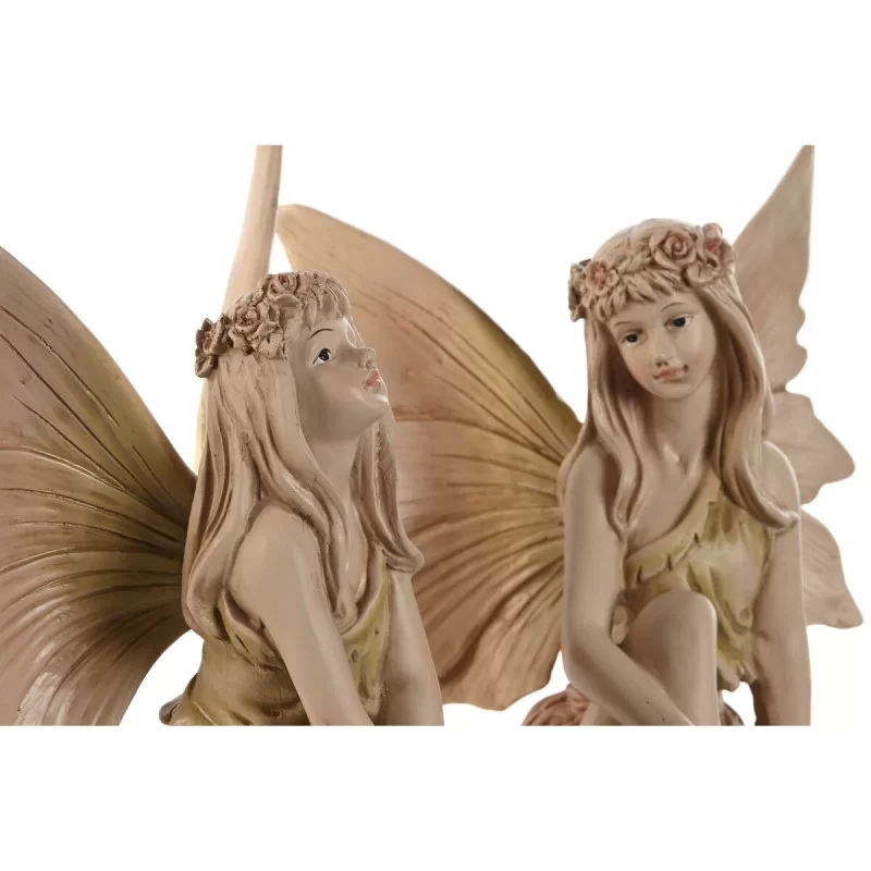 Decorative Figure Home ESPRIT Brown Fairy 22,5...
