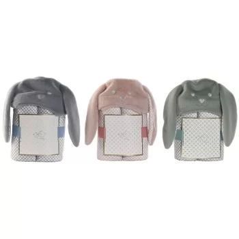 Blanket Home ESPRIT Rabbit Polyester 100 x 75 x 20 cm (3...