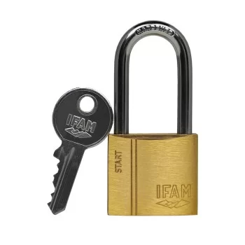 Key padlock IFAM SR30AL Length Brass Steel 1,24 x 3 x...