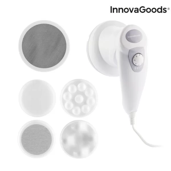 5-in-1 Vibrating Anti-cellulite Massager with Infrared InnovaGoods 28 W White (Refurbished B)