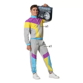 Costume for Adults Grey 80s 2