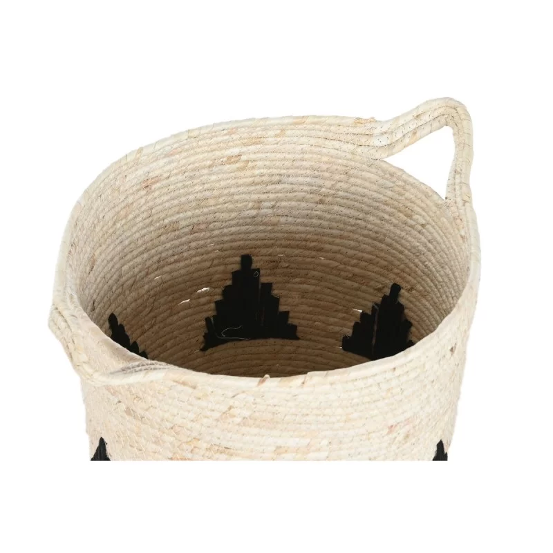 Set of Baskets Home ESPRIT Black Grey Natural...
