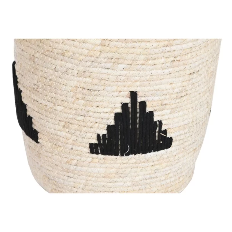 Set of Baskets Home ESPRIT Black Grey Natural...