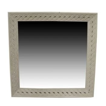 Wall mirror Home ESPRIT White Natural Mango wood Romantic...