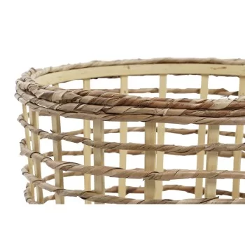 Basket set DKD Home Decor FIBRA MAIZ (3 Pieces)... 2
