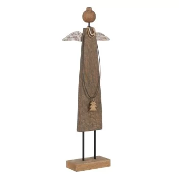 Christmas bauble Natural Mango wood Angel 22 x 8,5 x 71,5 cm 2