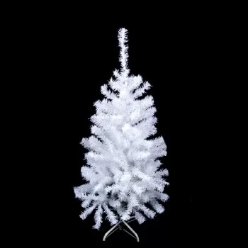Christmas Tree White PVC Metal Polyethylene 70 x 70 x 120 cm 2