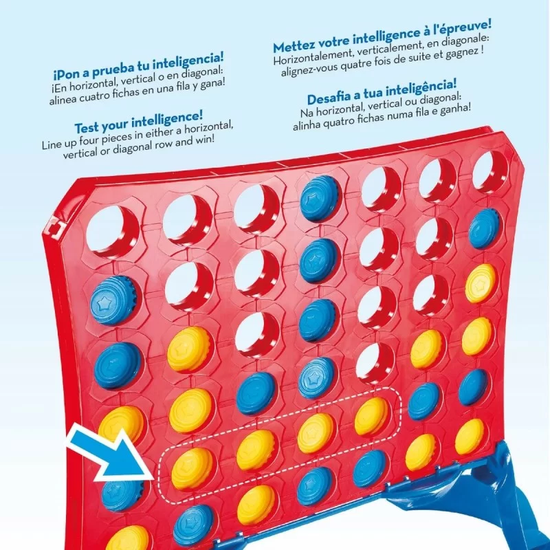 4 in a Row Colorbaby 31,5 x 26 x 13 cm (6...