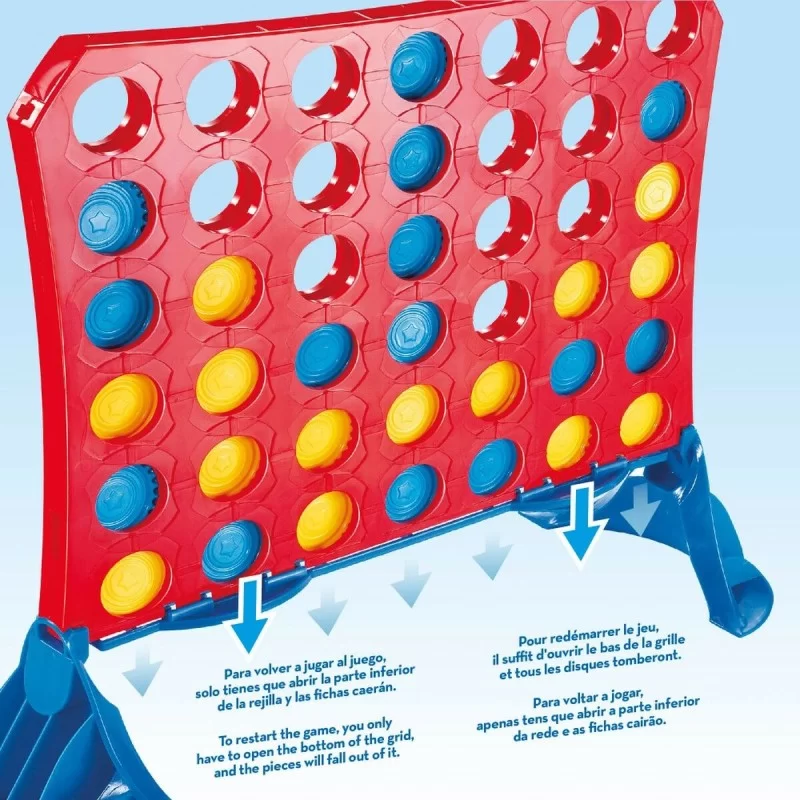 4 in a Row Colorbaby 31,5 x 26 x 13 cm (6...