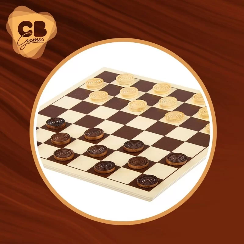 Chess and Checkers Board Colorbaby Wood Metal...