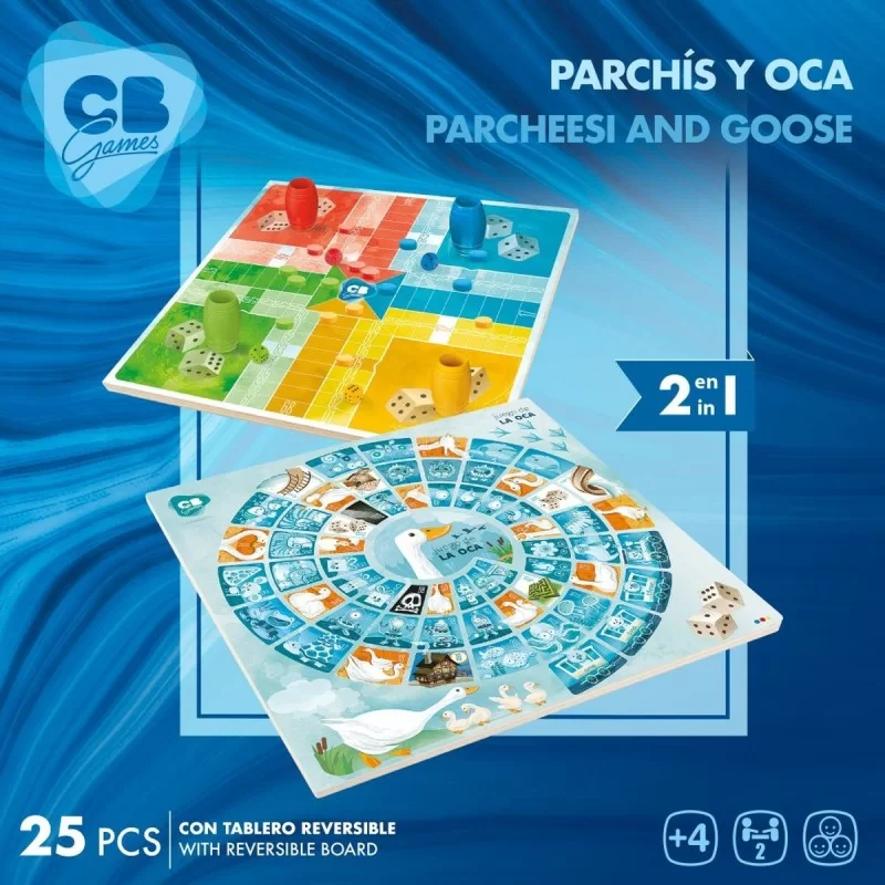 Parchís and Oca Board Colorbaby 25 x 1 x 25 cm...