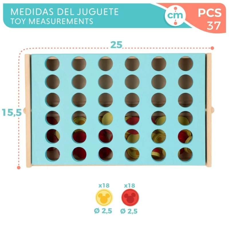 4 in a Row Disney 25 x 16 x 15,5 cm (6 Units)...