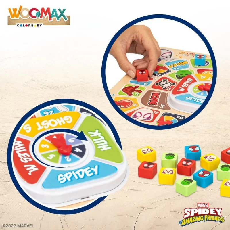 Parchís and Oca Board Spidey 29,5 x 3,5 x 29,5...