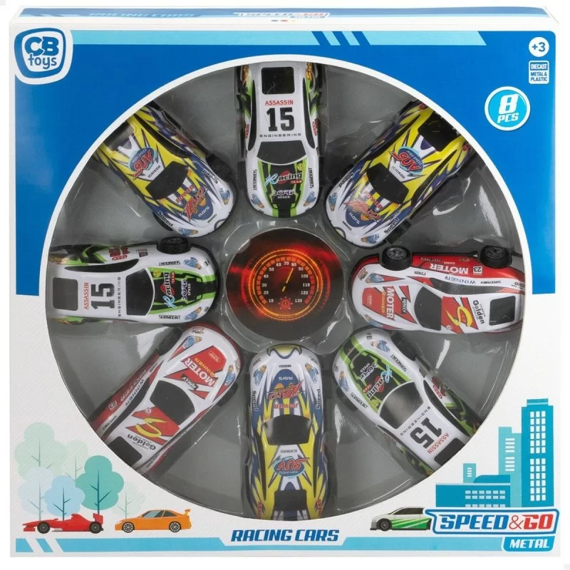 Vehicle Playset Speed & Go 8,9 x 2,7 x 4 cm (6...