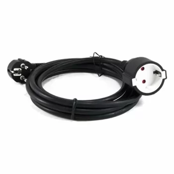 Extension Lead 3GO Black 3 m