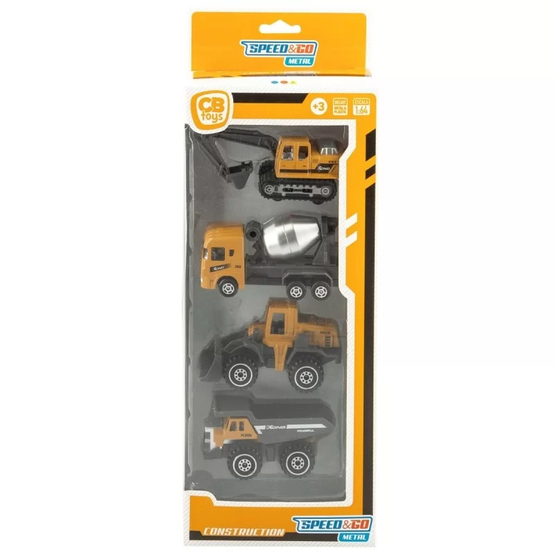 Construction Work Vehicles (Set) Speed & Go 7,5...