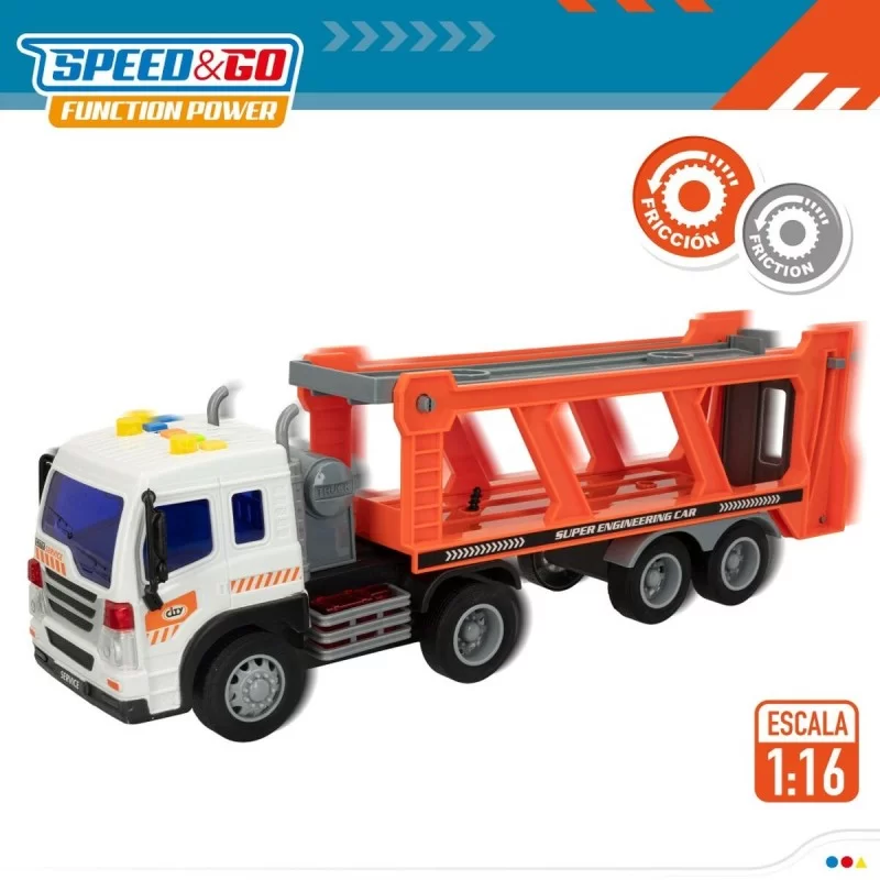 Truck Carrier and Friction Cars Speed & Go 37,5...