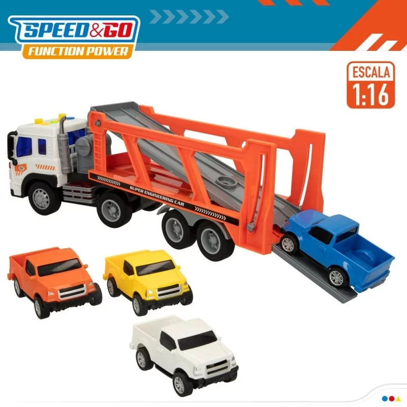 Truck Carrier and Friction Cars Speed & Go 37,5...