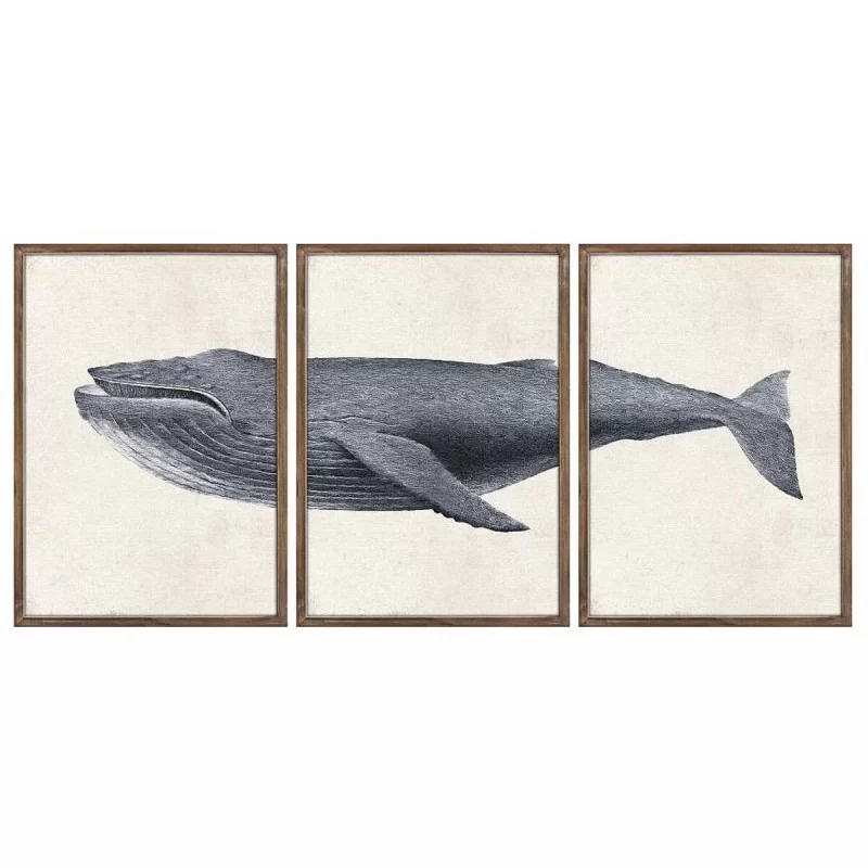Set of 3 pictures DKD Home Decor 150 x 2 x 70...
