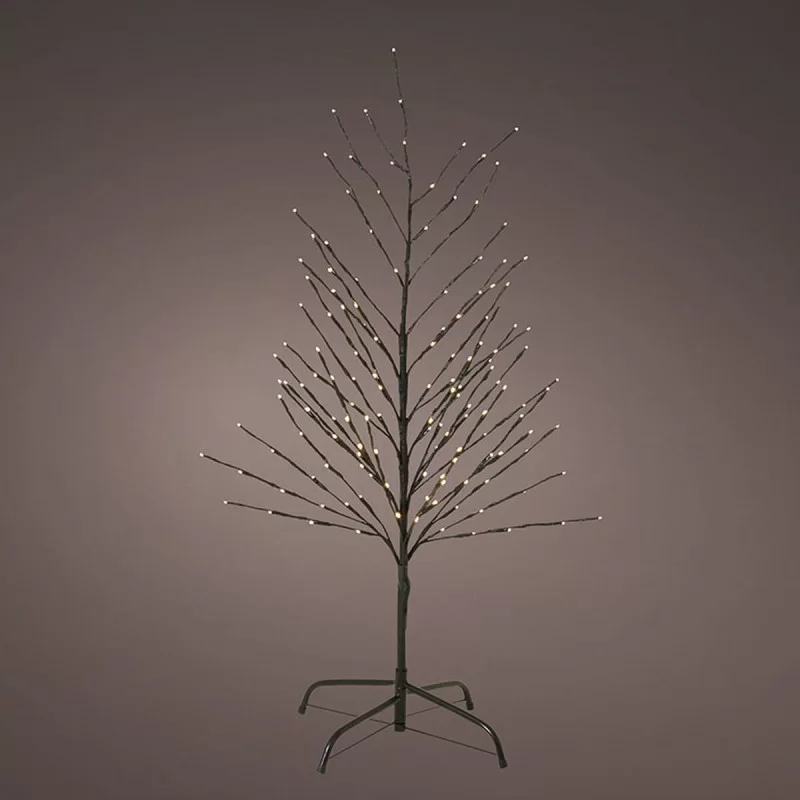 Christmas Tree 493459 LED Battery Black Ø 80 x 150 cm