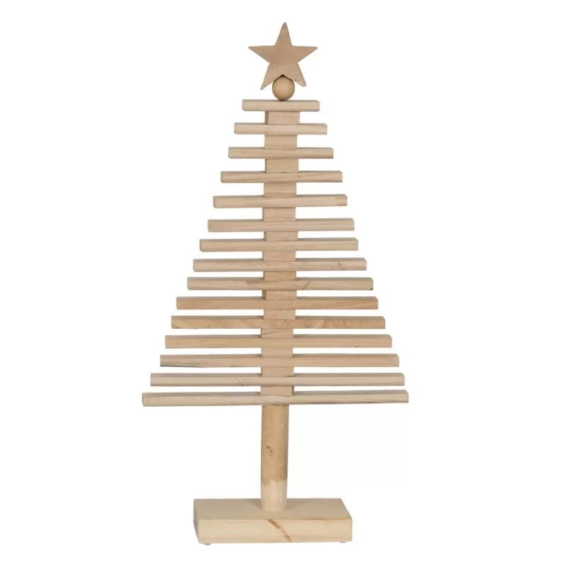 Christmas Tree Natural Paolownia wood 42 x 12 x 82 cm