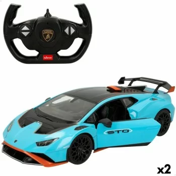 Remote-Controlled Car Lamborghini Huracán STO Blue 1:14...