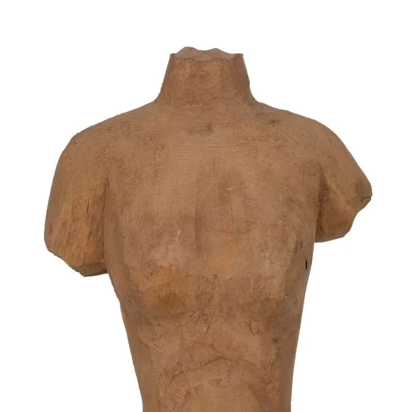 Sculpture Bust Beige 14,5 x 9 x 38,5 cm (2 Units)