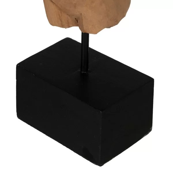 Sculpture Bust Beige 14,5 x 9 x 38,5 cm (2 Units)