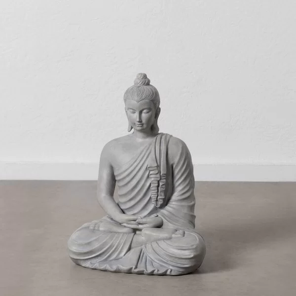 Sculpture Buddha Grey 46,3 x 34,5 x 61,5 cm