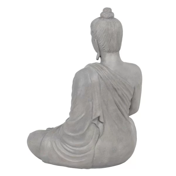 Sculpture Buddha Grey 46,3 x 34,5 x 61,5 cm