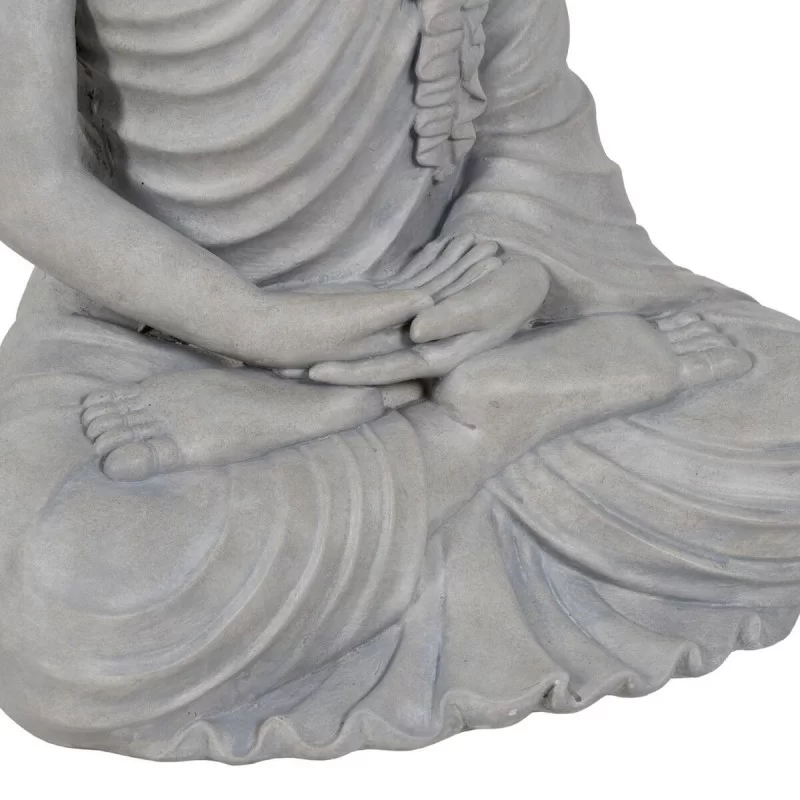Sculpture Buddha Grey 46,3 x 34,5 x 61,5 cm