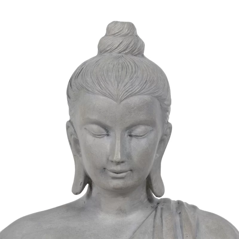 Sculpture Buddha Grey 46,3 x 34,5 x 61,5 cm