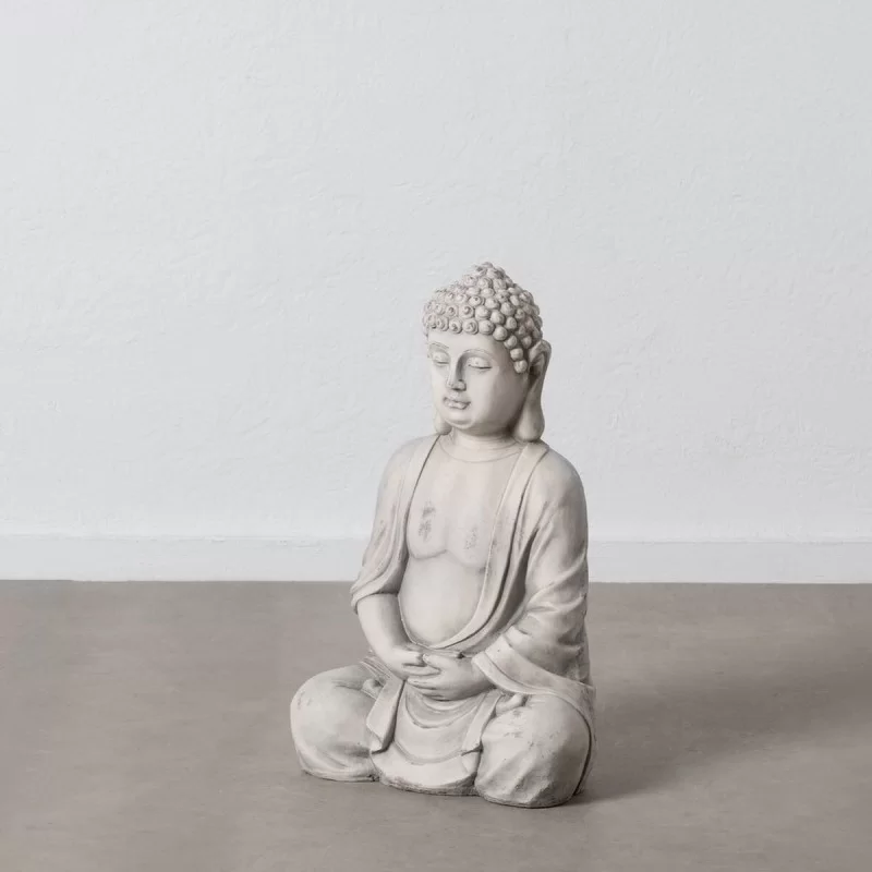 Sculpture Buddha Grey Ethnic 44,5 x 28 x 70,5 cm