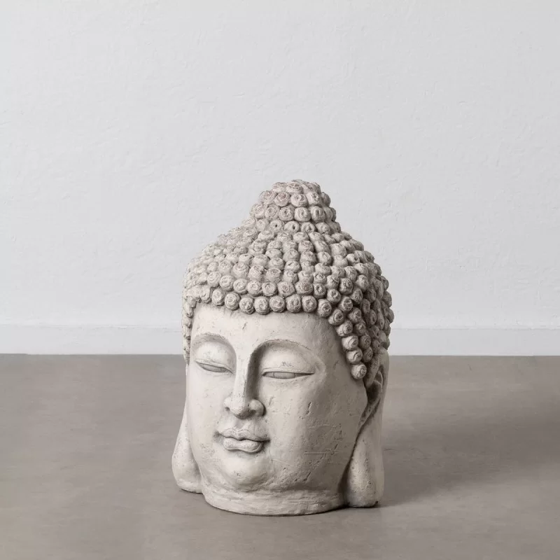 Sculpture Buddha Grey Ethnic 45,5 x 45,5 x 64 cm