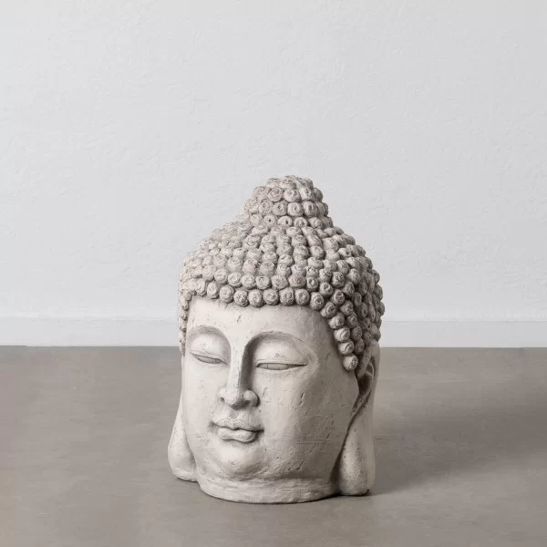 Sculpture Buddha Grey Ethnic 45,5 x 45,5 x 64 cm